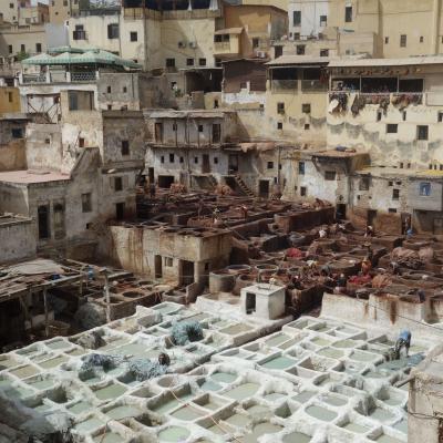 Marrocos - Curtume em Fez