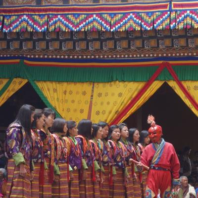 Butão - Cores do Festival de Paro