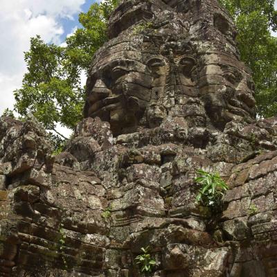Camboja - Bayon Temple em Angkor Wat