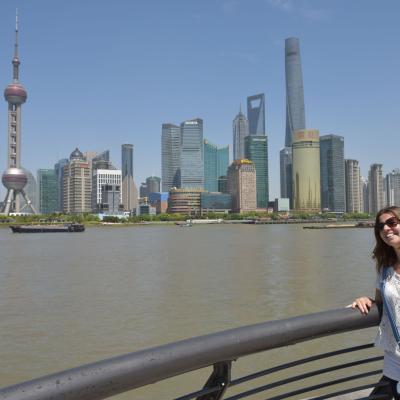 China - Giuliana em Shanghai