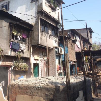 Índia - Favela de Dharavi em Mumbai