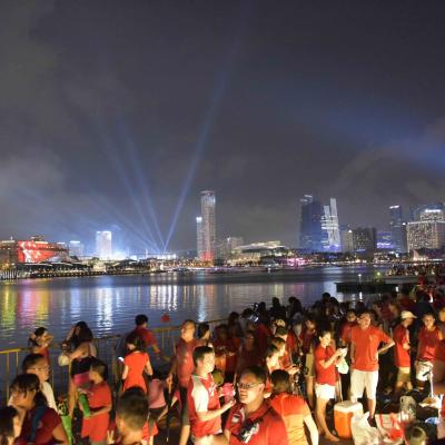 Singapura - 50 anos, comemoração na Marina Bay