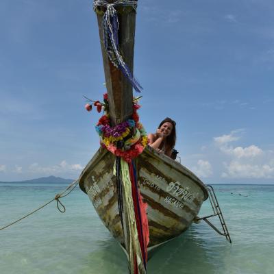 Tailândia - Barco típico em Koh Phi Phi