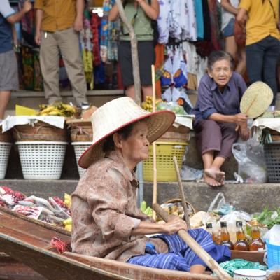 Tailândia - Mercado de Damnoen Saduak