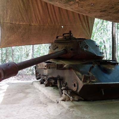 Vietnã - Tanque em Cu Chi