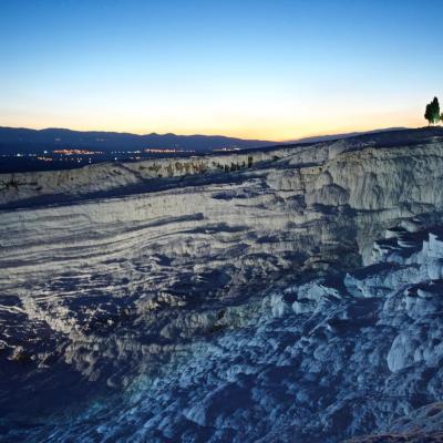 Turquia - Pamukkale ao entardecer