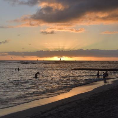 Havaí - Entardecer em Waikiki
