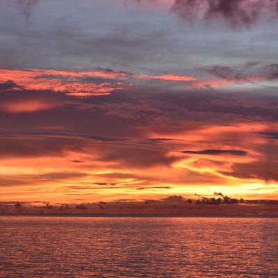 Ilhas Salomão - Pôr-do-sol em Savo