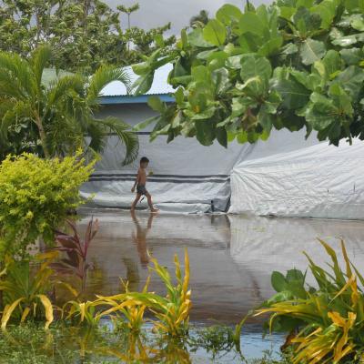 Samoa - Upolu, pós ciclone