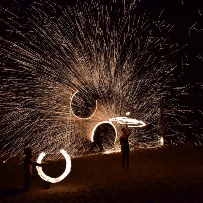 Vanuatu - Fire dance no The Beach bar