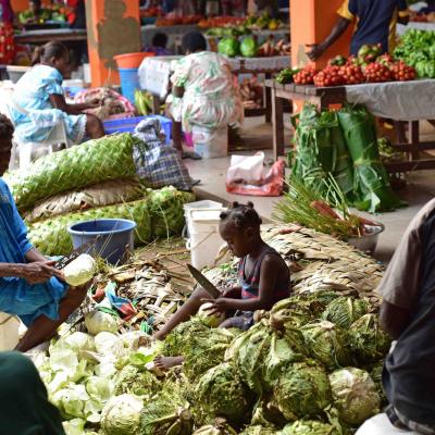 Vanuatu - Mercado em Port Vila