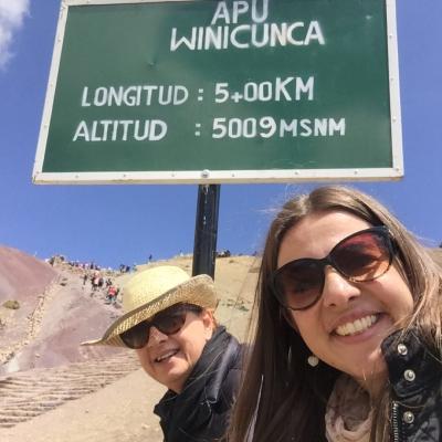 Peru - Giuliana e Lucy nos 5.000 metros de altitude